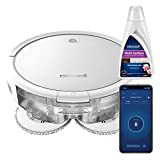 BISSELL SpinWave Robot 2 en 1, Aspirador o Limpiador de Pisos - Para alfombras y pisos; potencia de succión de 1500 Pa, controlado por aplicación, 130 minutos de funcionamiento, 2931N - Blanco